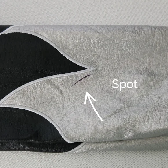 The Ragged Priest 6 Black Silver Flame‎ Trench Coat Y2K Alt Festival Rave Goth - Picture 12 of 12